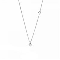 Collana Recarlo Donna in Oro bianco Diamante 0.60 Ct P01DE006/060 - P01DE006/060